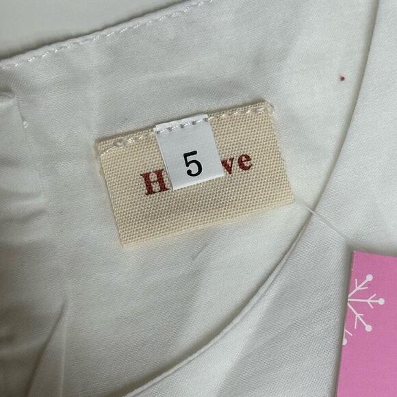 NWT | Little Lisa | Sailor Embroidered Dress | White/Blue/Red | Size 5 - Picture 9 of 11